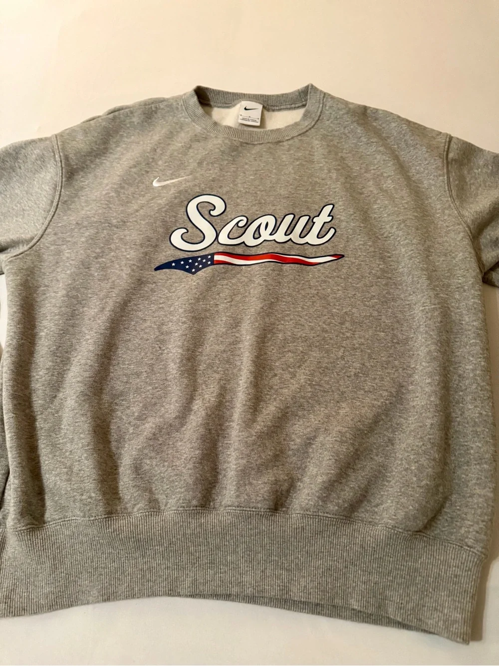 Vtg Nike Scout USA Theamed Crewneck Sweatshirt Size M RARE